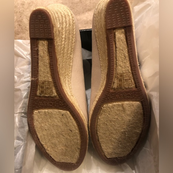 JCrew Canvas Espadrille Wedge NEW IN BOX - Picture 4 of 5